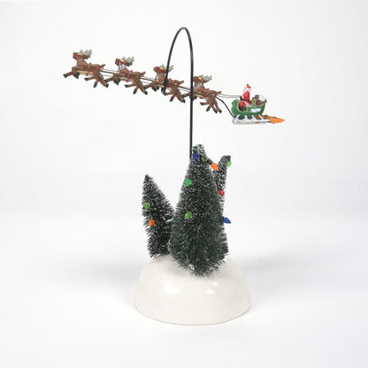 Animated Flaming Sleigh | Department 56