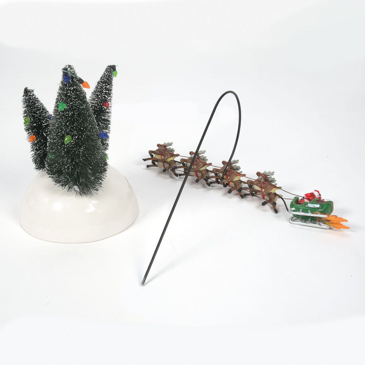 Animated Flaming Sleigh | Department 56