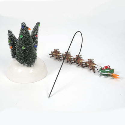 Animated Flaming Sleigh | Department 56