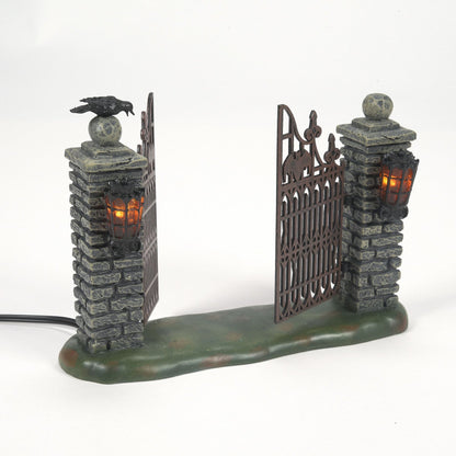 Spooky Wrought Iron Gate | Department 56