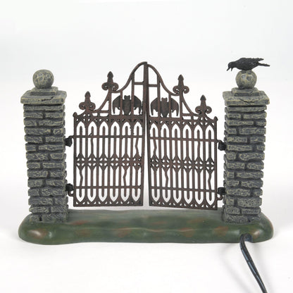 Spooky Wrought Iron Gate | Department 56