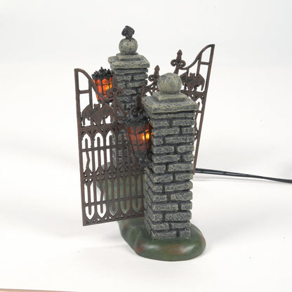 Spooky Wrought Iron Gate | Department 56