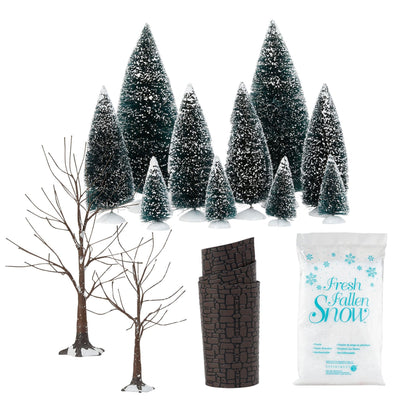 Landscape Trees Snow Road | Department 56
