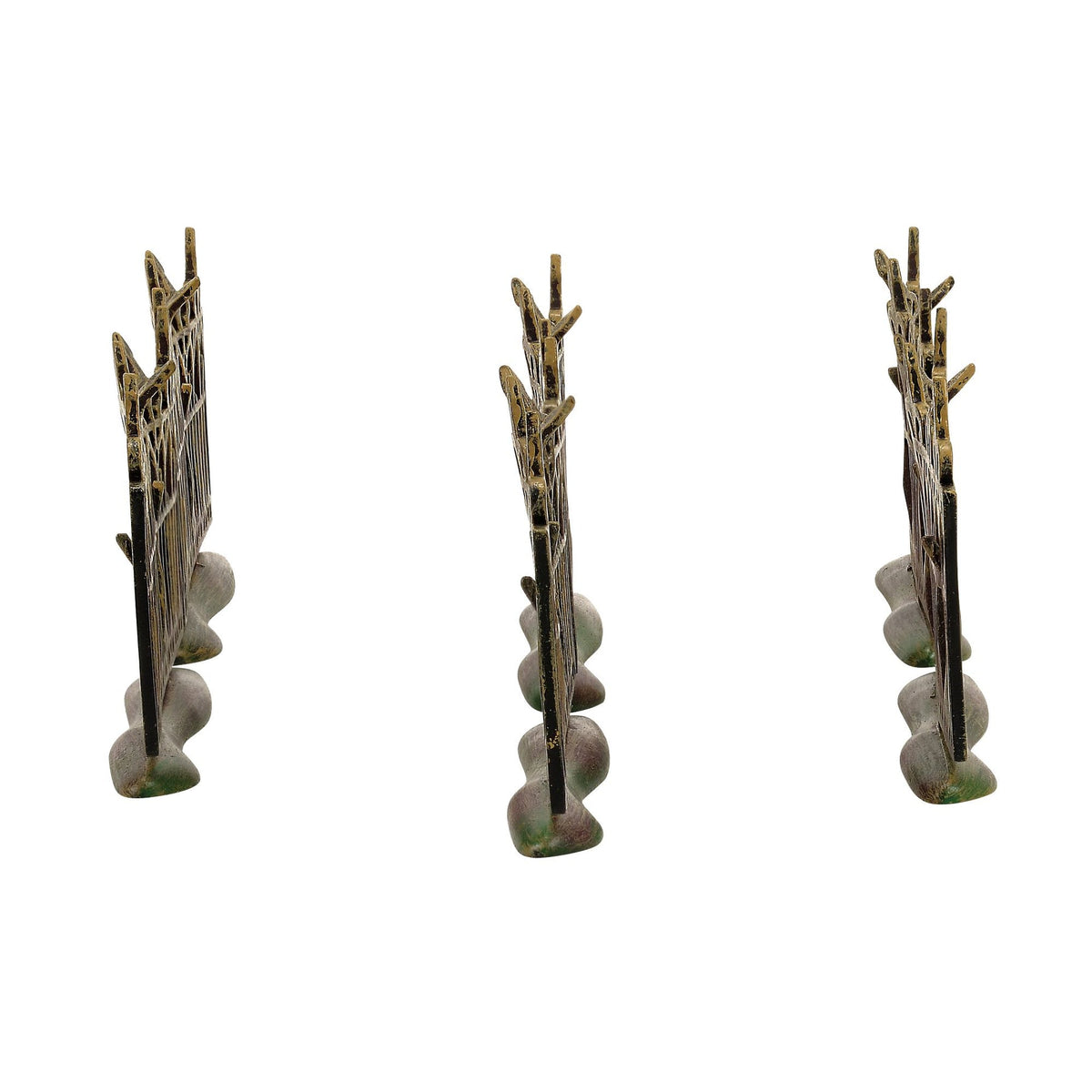 Spooky Wrought Iron Fence | Department 56