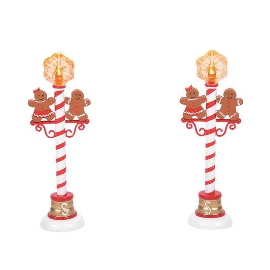 Gingerbread Street Lights | Department 56