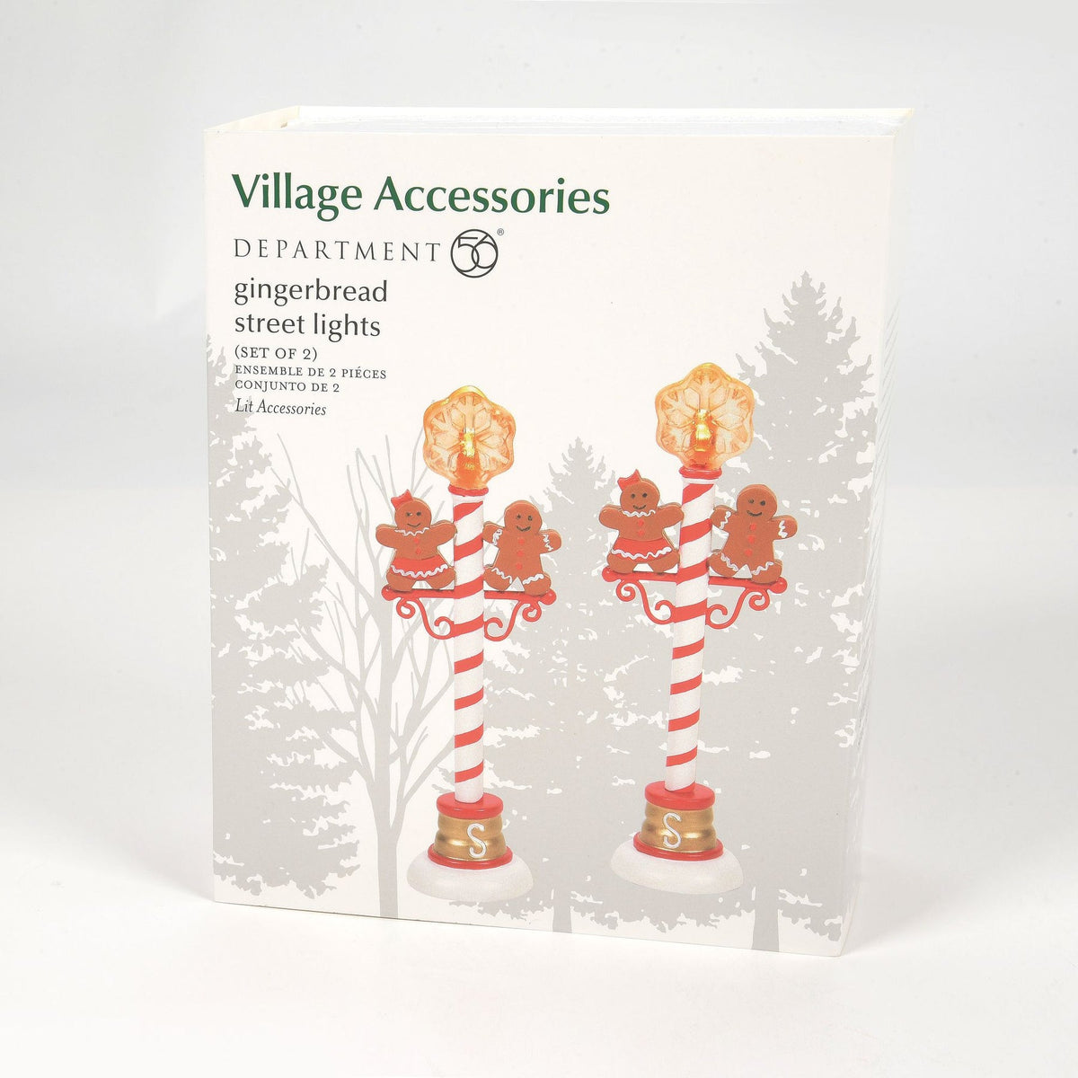 Gingerbread Street Lights | Department 56