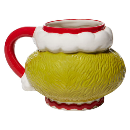Santa Grinch Sculpted Mug | Department 56