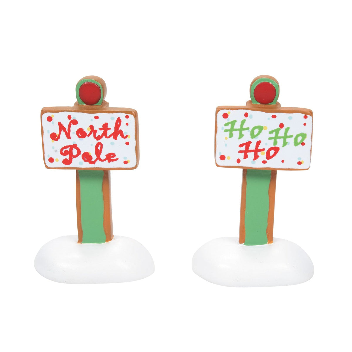 Gingerbread Xmas Signs St/2 | Department 56
