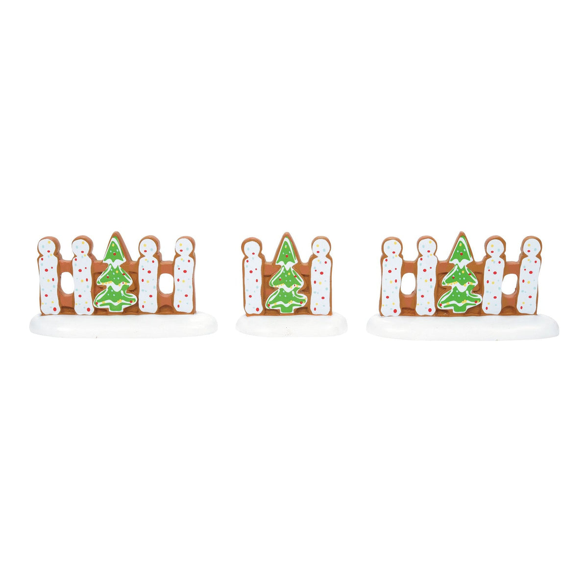 Gingerbread Xmas Fence St/3 | Department 56