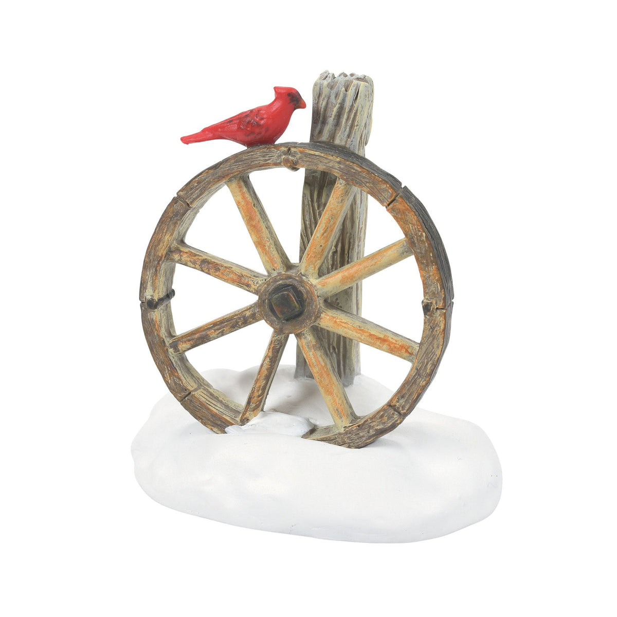 Cardinal Christmas Wagon Wheel | Department 56