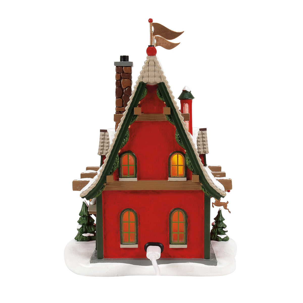50th Reindeer Acres Stable | Department 56