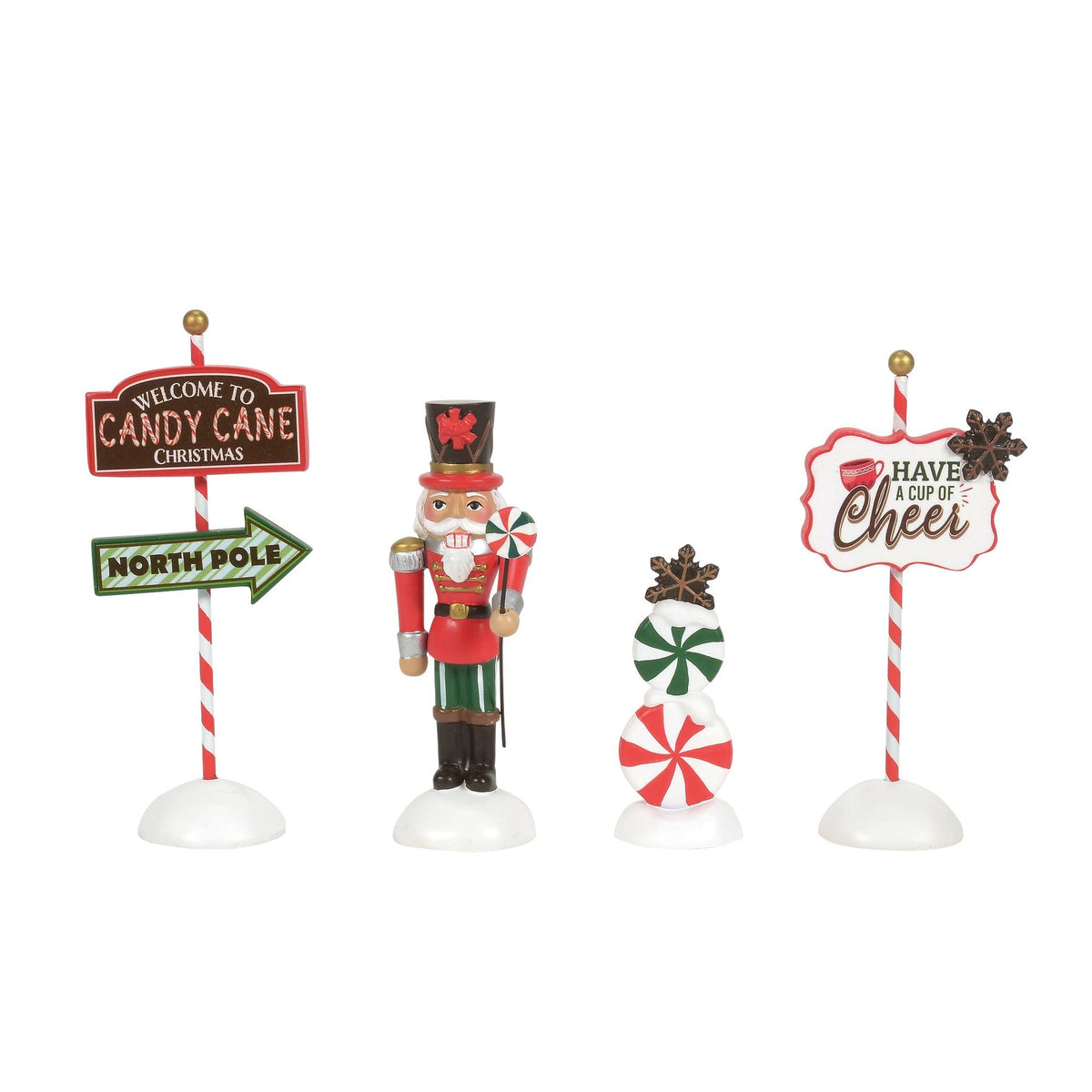 Peppermint Panache S/4 | Department 56