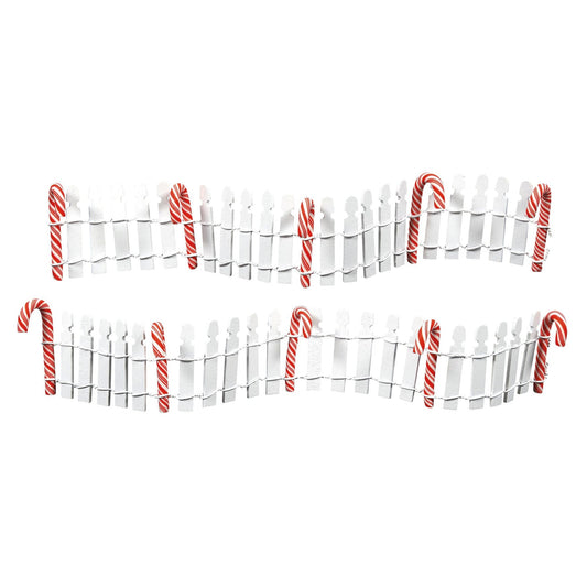 Delicious Candy Cane Fence | Department 56