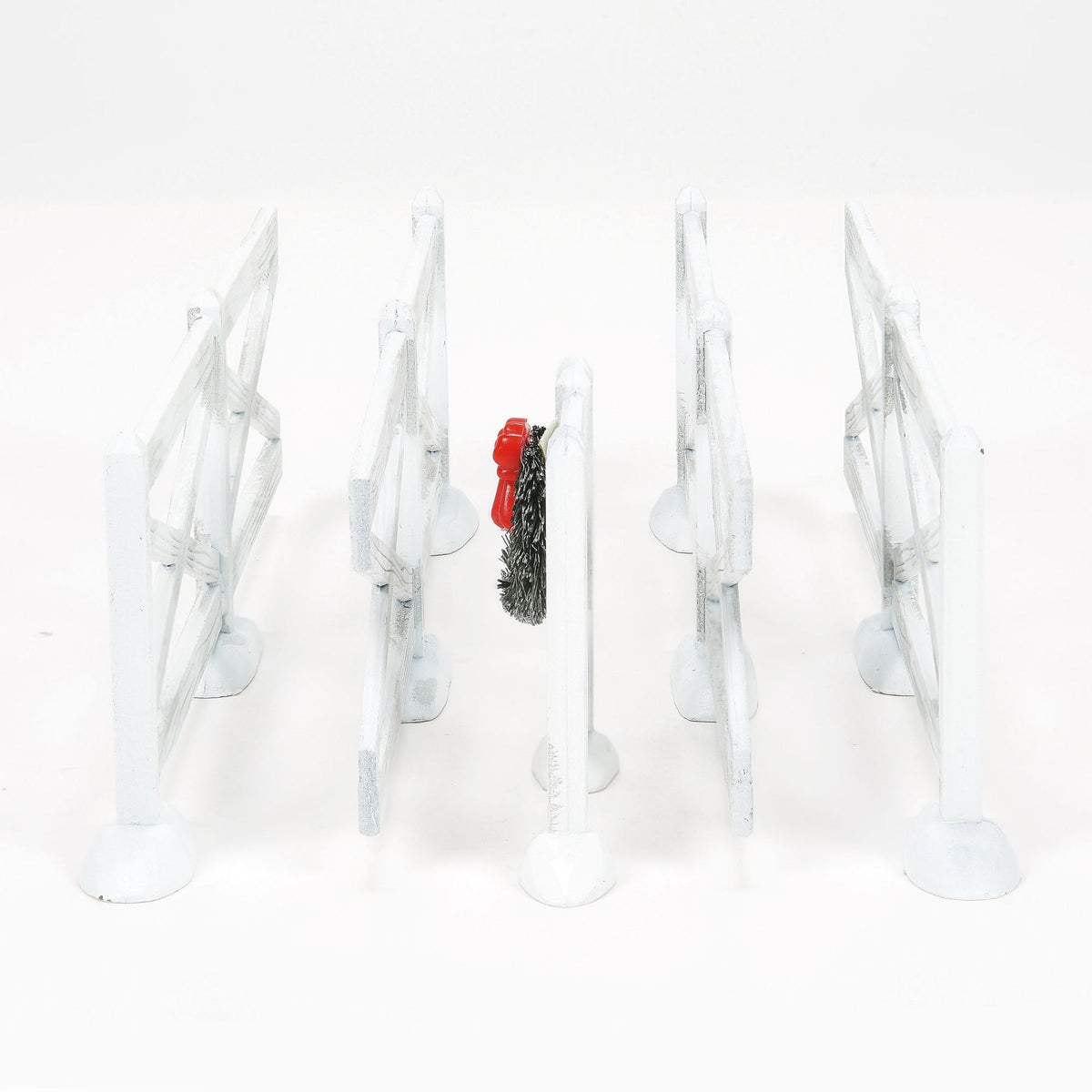 White Crossbuck Fence Set | Department 56