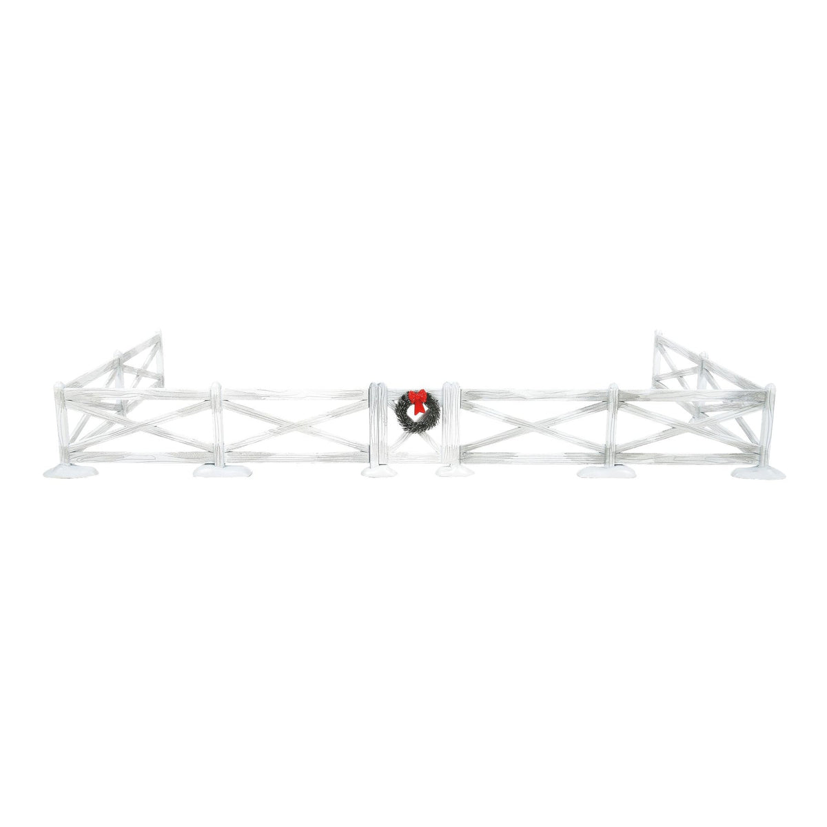 White Crossbuck Fence Set | Department 56