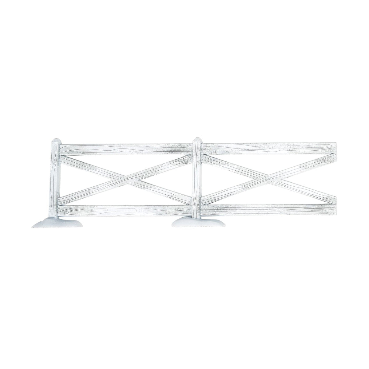 White Crossbuck Fence Set | Department 56