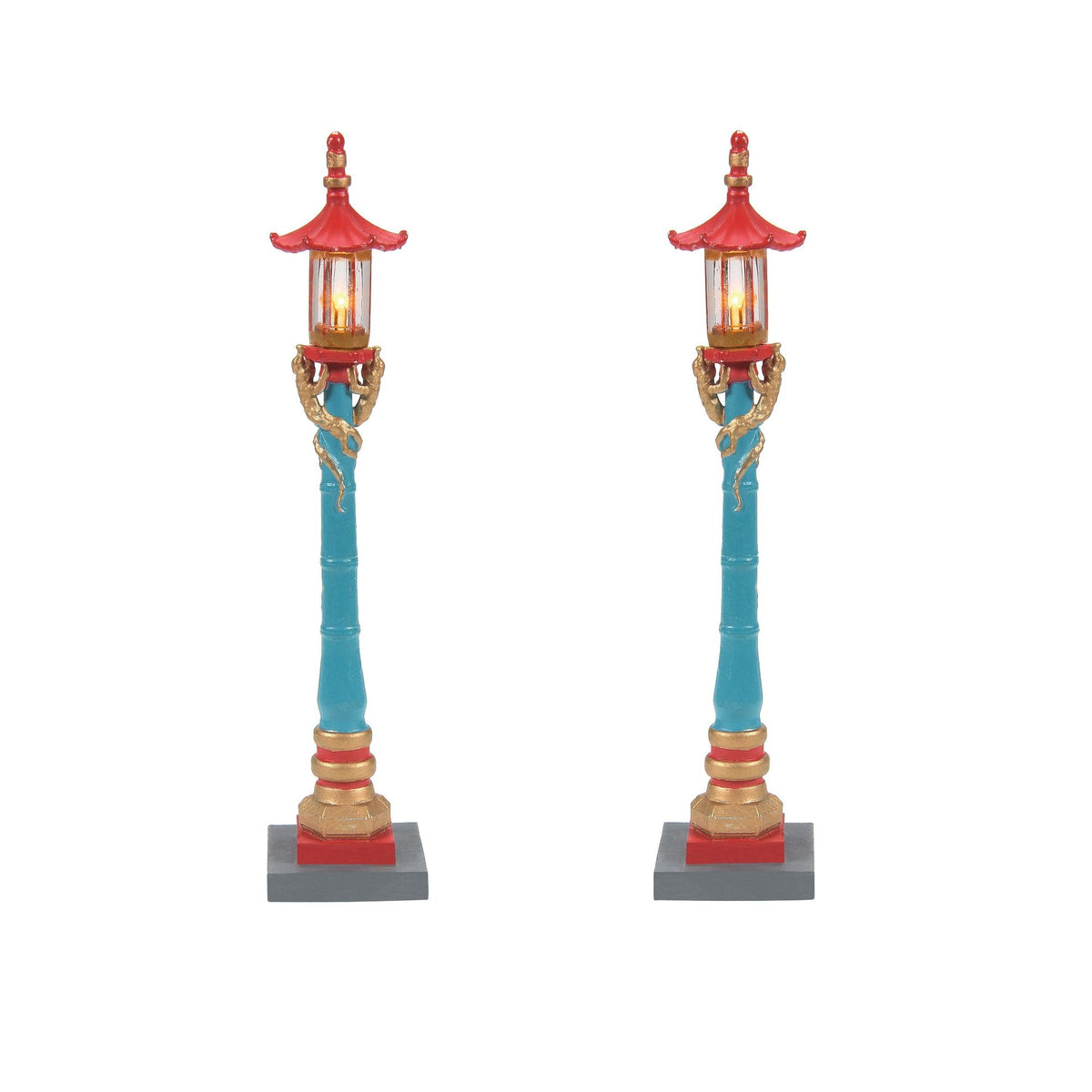 Chinatown Post Lamps S/2 | Department 56