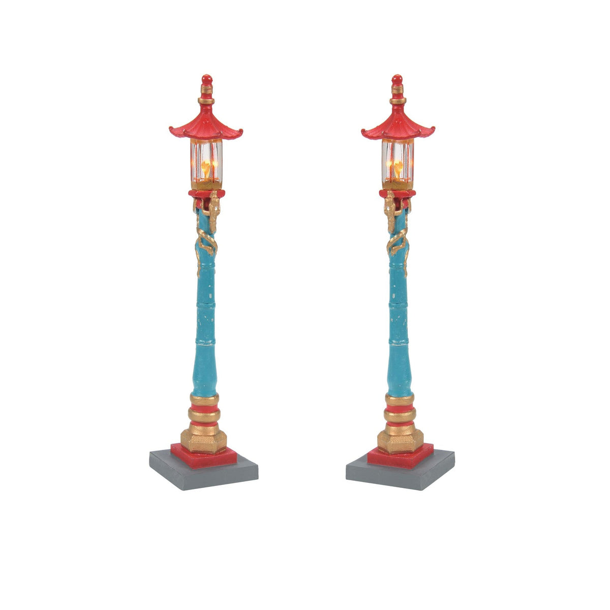 Chinatown Post Lamps S/2 | Department 56