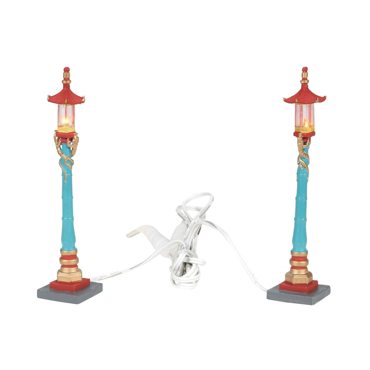 Chinatown Post Lamps S/2 | Department 56