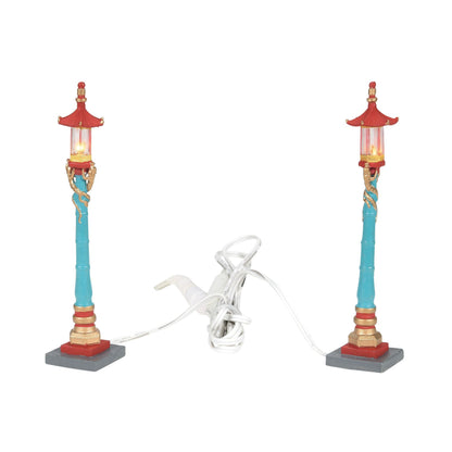 Chinatown Post Lamps S/2 | Department 56