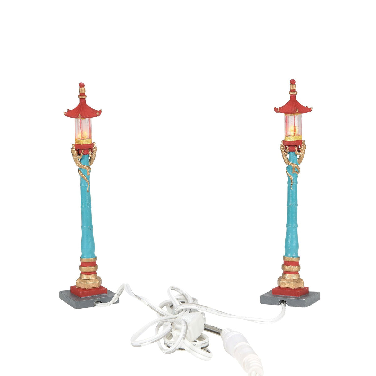 Chinatown Post Lamps S/2 | Department 56