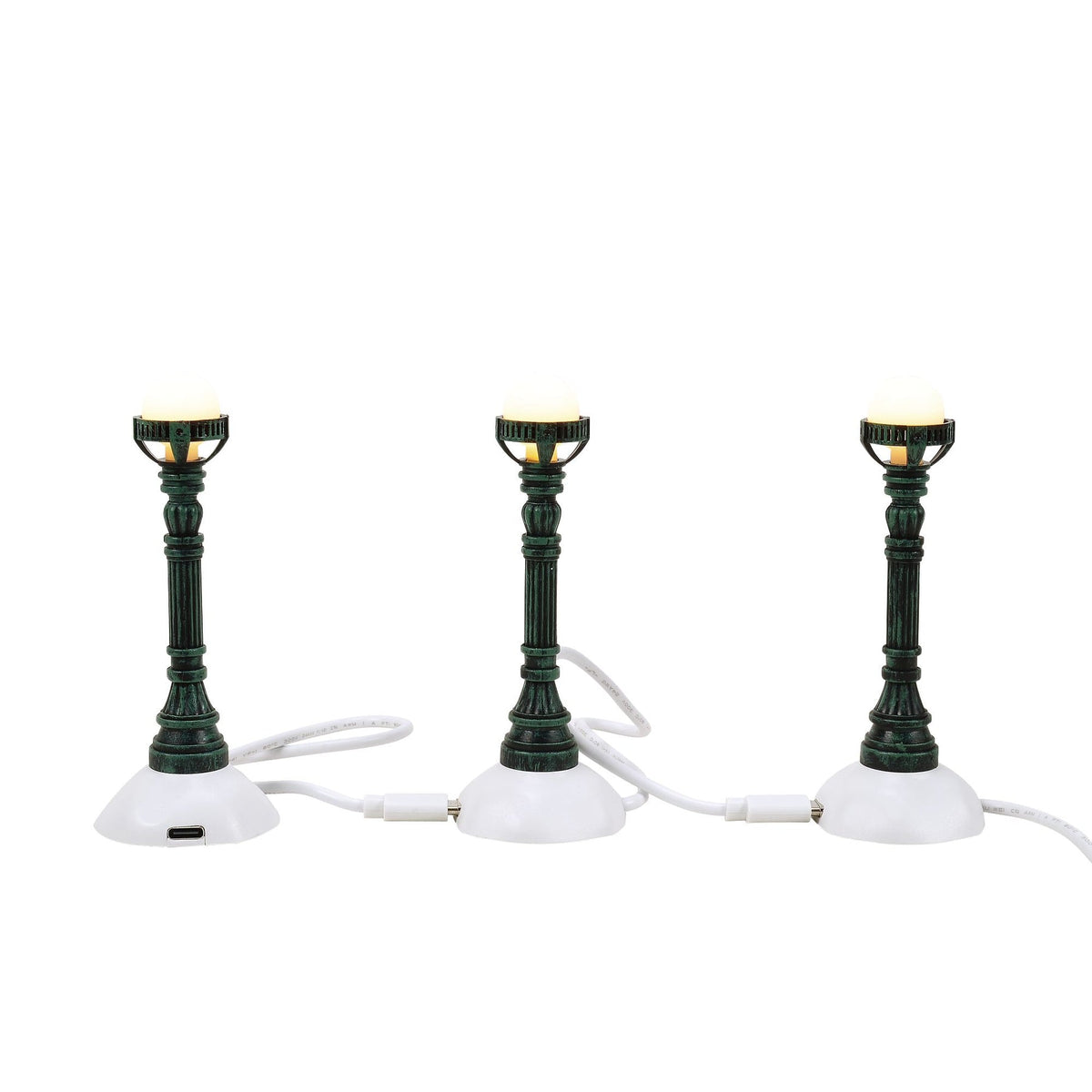 Copper Lamp Post S/3 | Department 56