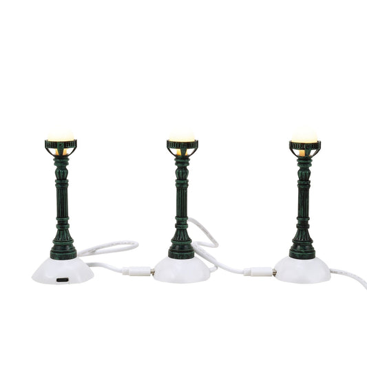 Copper Lamp Post S/3 | Department 56