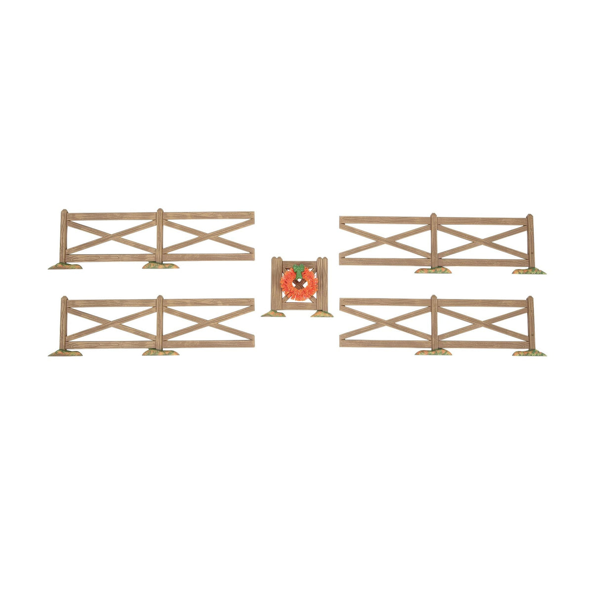 Brown Crossbuck Fence Set | Department 56