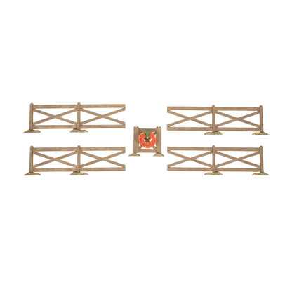 Brown Crossbuck Fence Set | Department 56