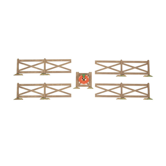 Brown Crossbuck Fence Set | Department 56