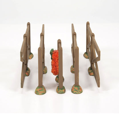 Brown Crossbuck Fence Set | Department 56