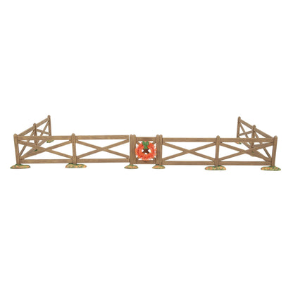 Brown Crossbuck Fence Set | Department 56