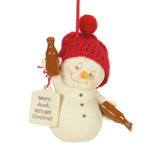 Merry Drunk Christmas ornament | Department 56