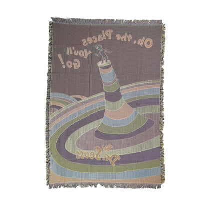 Oh The Places Book Blanket | Department 56