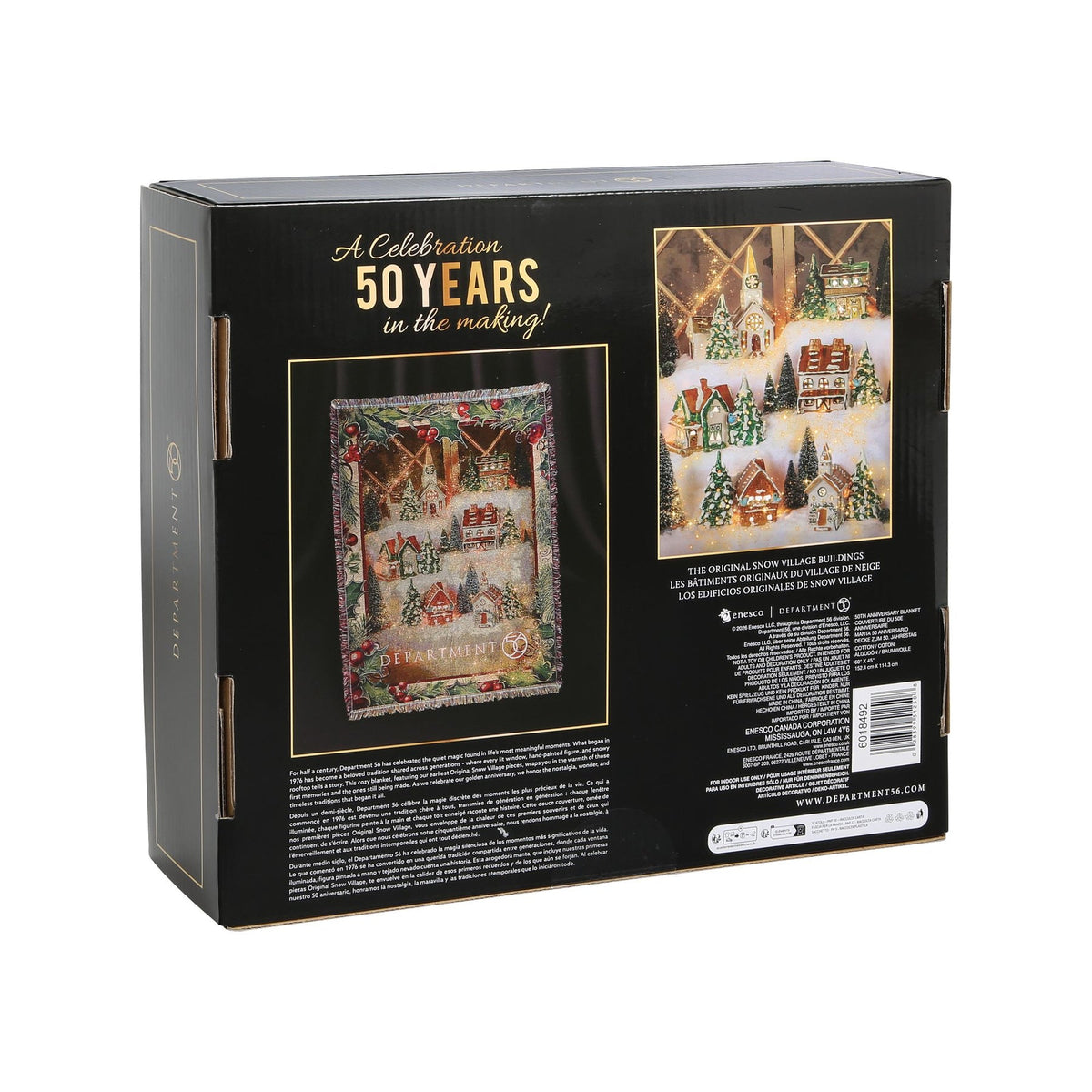 50th Anniversary Blanket | Department 56