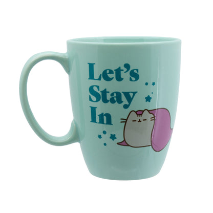 Pusheen Lets Stay In Mug | Department 56