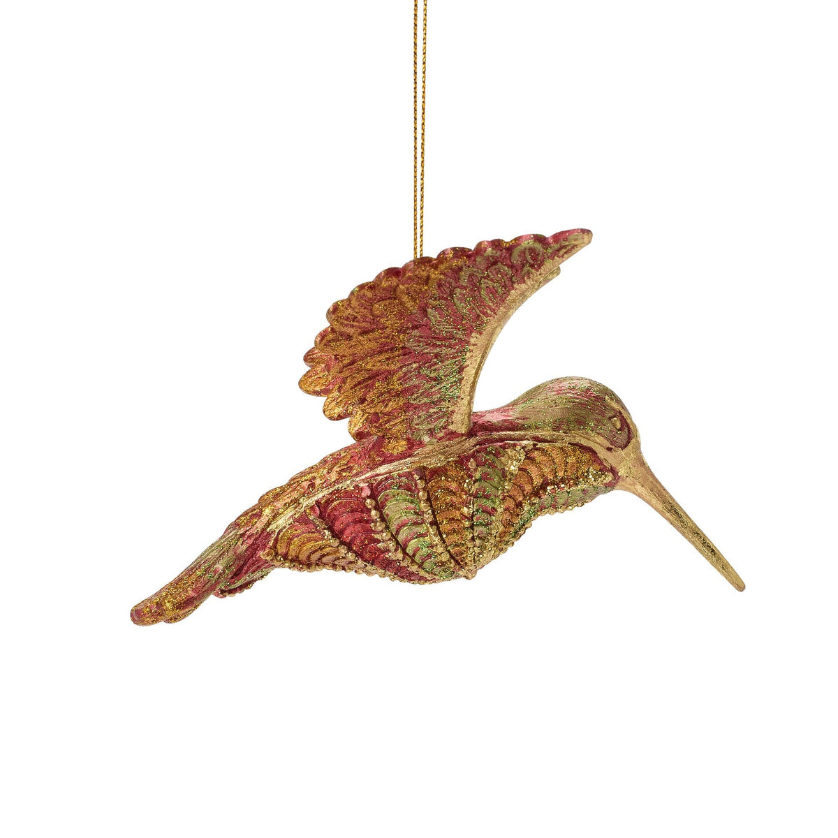 Swirly Hummingbird Red | Department 56