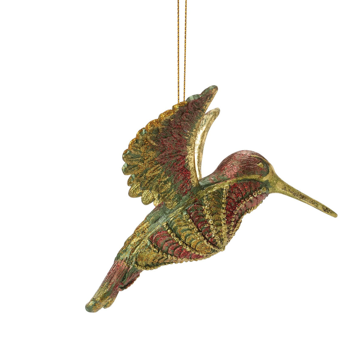 Swirly Hummingbird Green | Department 56