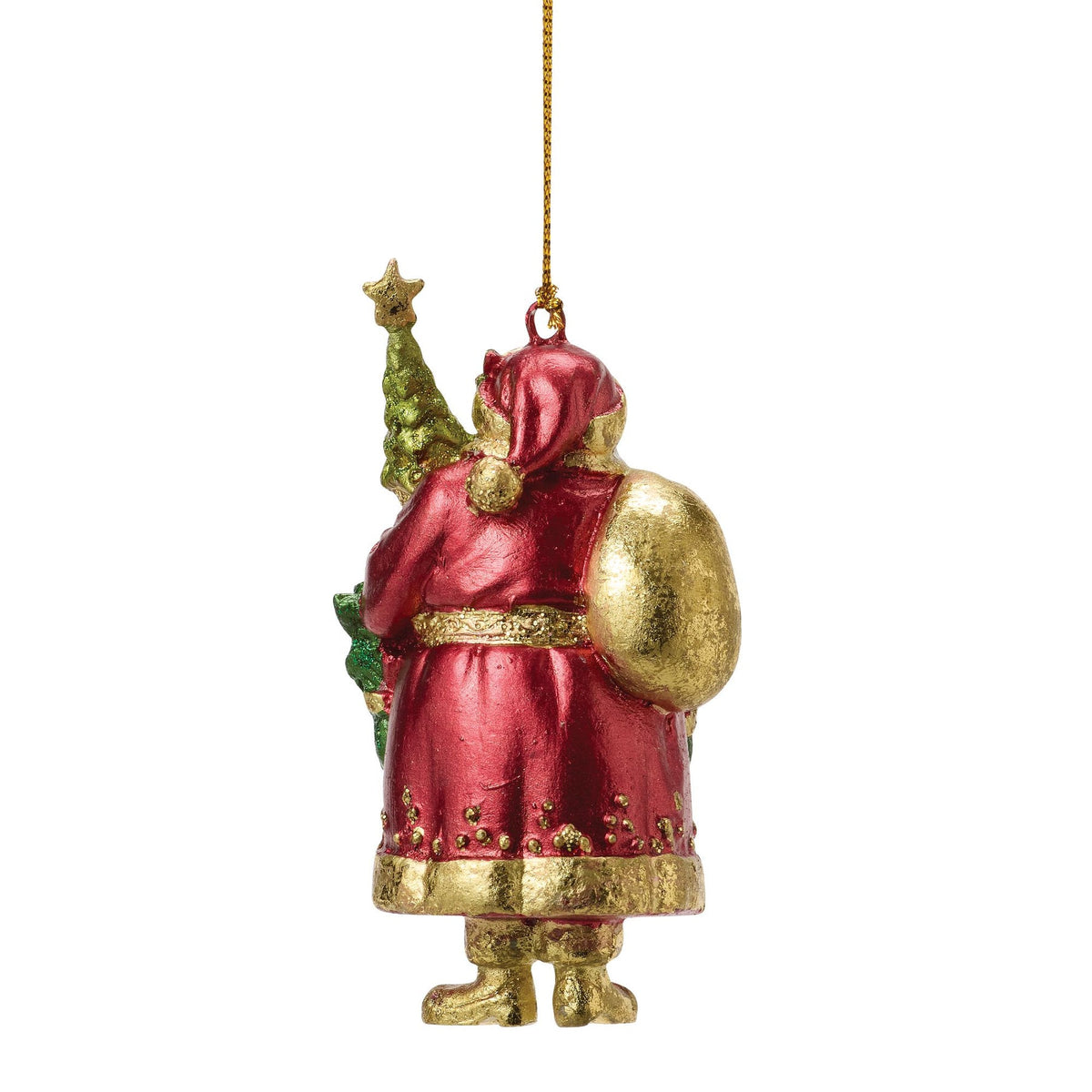 Santa Holding Tree Orn Red | Department 56