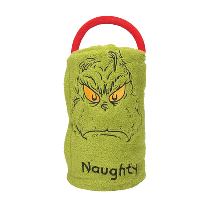 Naughty Nice Grinch SnowThrow | Department 56